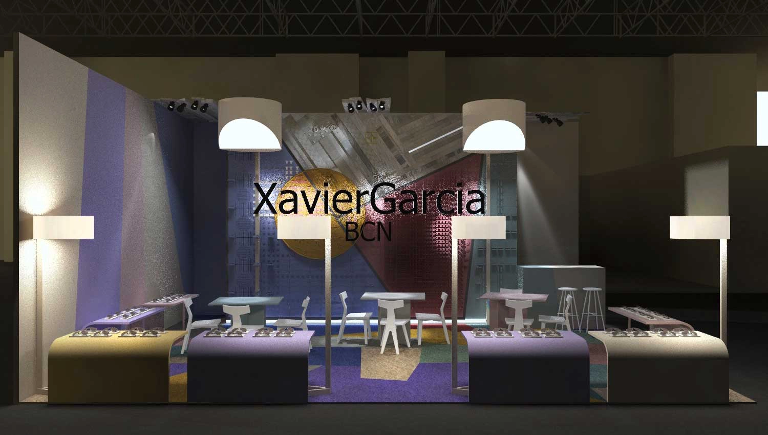 Large-format stand for Xavier Garcia at an international optics fair — Stand-Out Barcelona