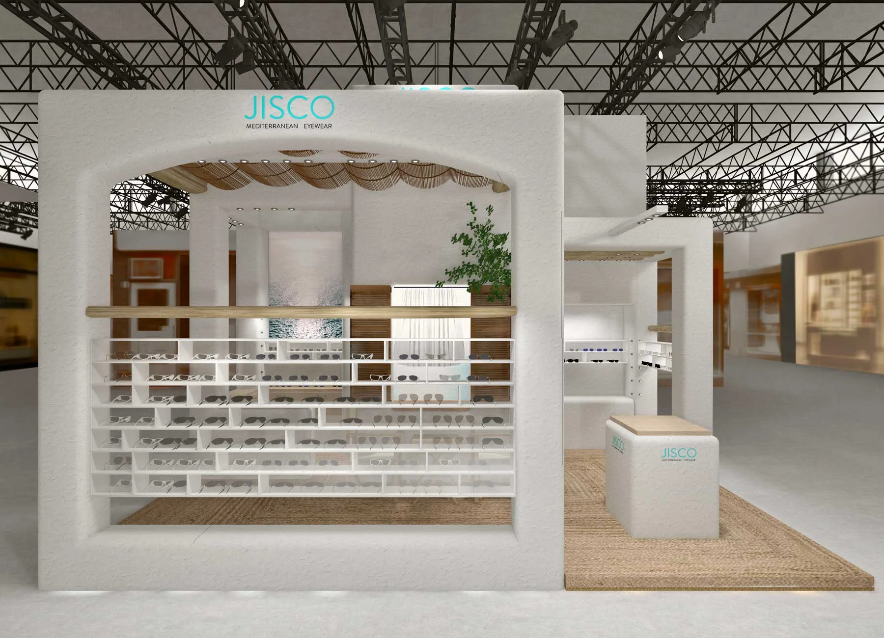 Professional stand for Jisco at an industrial fair — full management Stand-Out